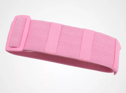 Aolikes Adjustable Fitness Stretch Training Booty Bands in grey, purple, pink, and blue