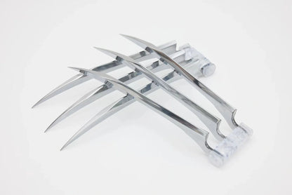 Premium aluminum cosplay war claws in matte and mirror finish for costumes and Halloween