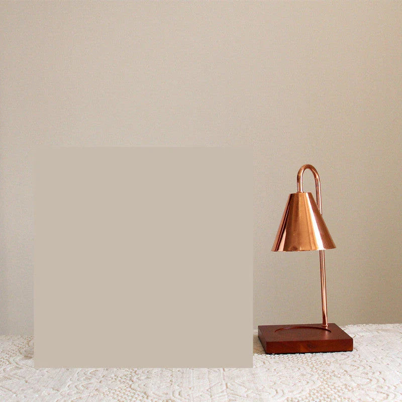 Elegant aromatherapy candle lamp with adjustable lighting, perfect for home decor and relaxation