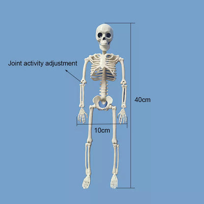 Halloween skull decoration with bleeding effect and corpse cloth pattern