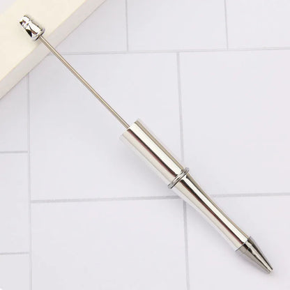 Rotating bead ballpoint pen in gradient colour with ABS plastic and steel wire construction