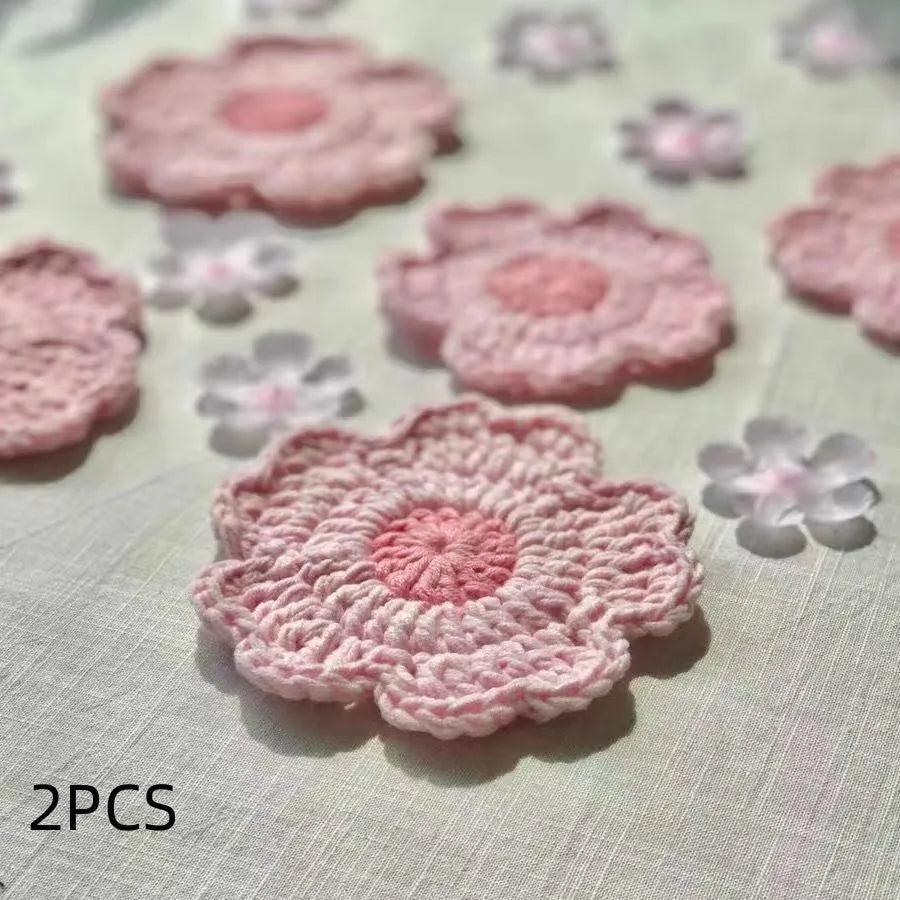 Hand-woven wool coaster in natural fibre colours, textured surface for drink protection