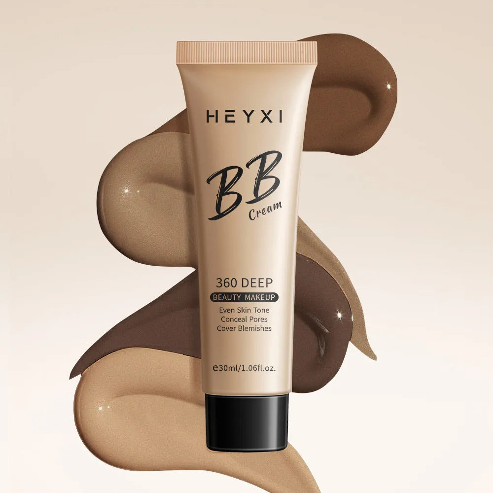 Waterproof and sweatproof BB cream in four shade options 01, 02, 03, 04