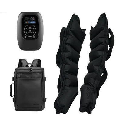 Air wave pressure leg arm and waist massager with handheld remote control