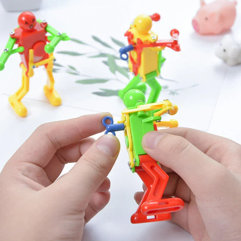 Clockwork Dancing Robot - Entertaining Twist and Twirl Toy for Kids