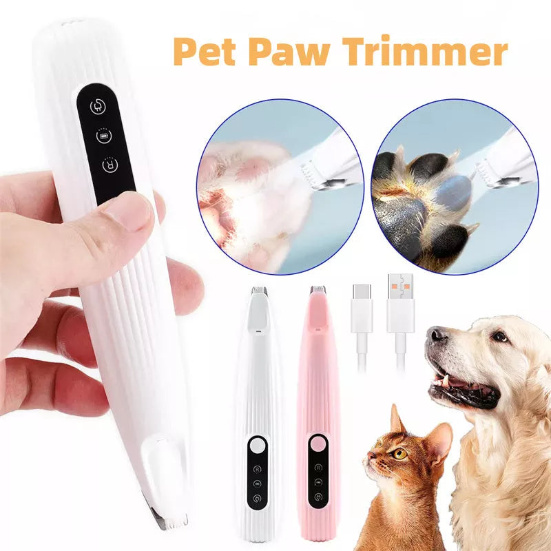 LED Light Pet Hair Clipper for safe and efficient grooming of dogs and cats