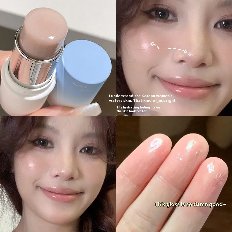 Highlighter Makeup Stick 6g Water Light Facial Repair Highlighter for Natural Skin Tone Enhancement, Universal Skin Types, Available in Shade 1# Highlight Upgrade Version or 3# Highlight Upgrade Version