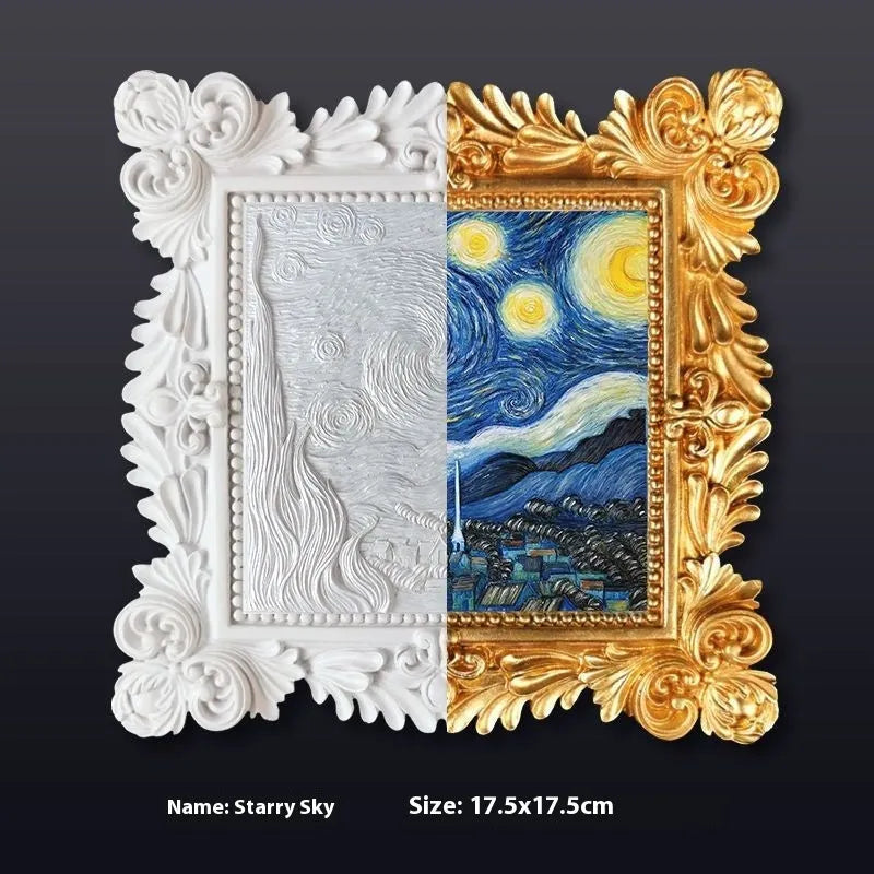 DIY oil painting kit with epoxy canvas, propylene paints, and brushes for creating hand-drawn artwork at home