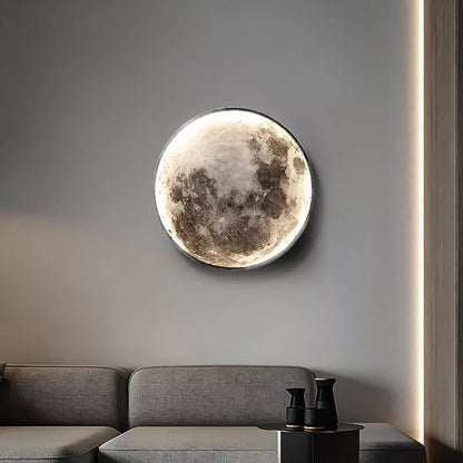 Modern Moon Wall Lamp with adjustable lighting for bedroom decor