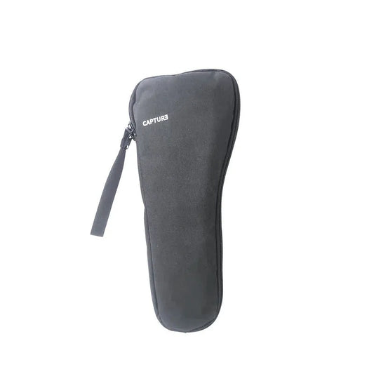 Black cloth storage bag for mobile phone stabilizer accessories measuring 20cm x 15cm x 5cm