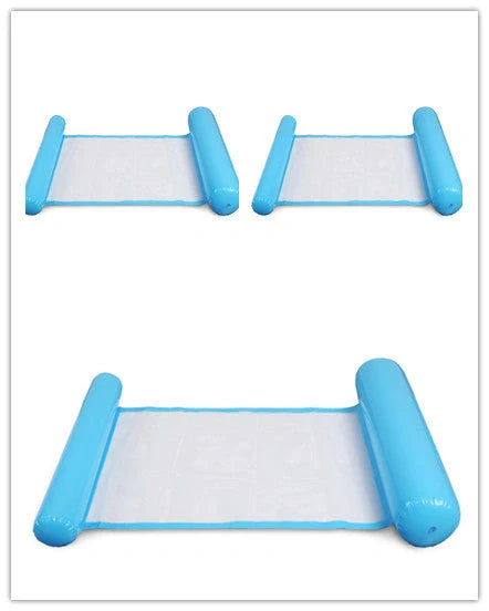 Inflatable Water Lounge Chair in pool with hammock-style design for ultimate relaxation