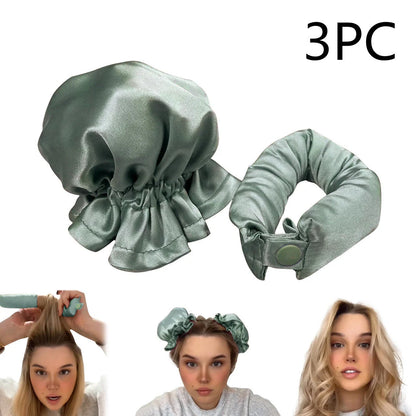 Heatless Curl Stick with cloth cover for safe, no heat hair styling