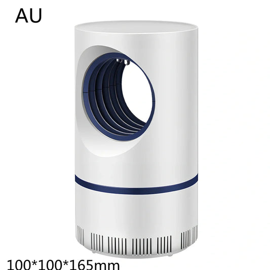 White mosquito killer with UV light, 12cm by 21.5cm, for indoor pest control
