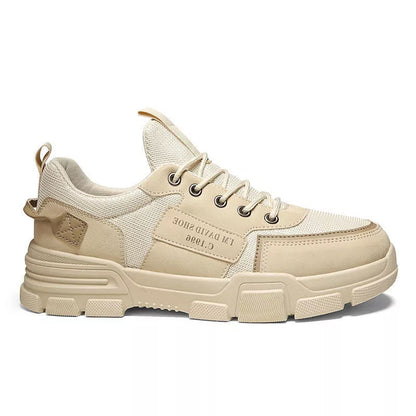 Breathable mesh sports shoes in various colors with non-slip rubber soles