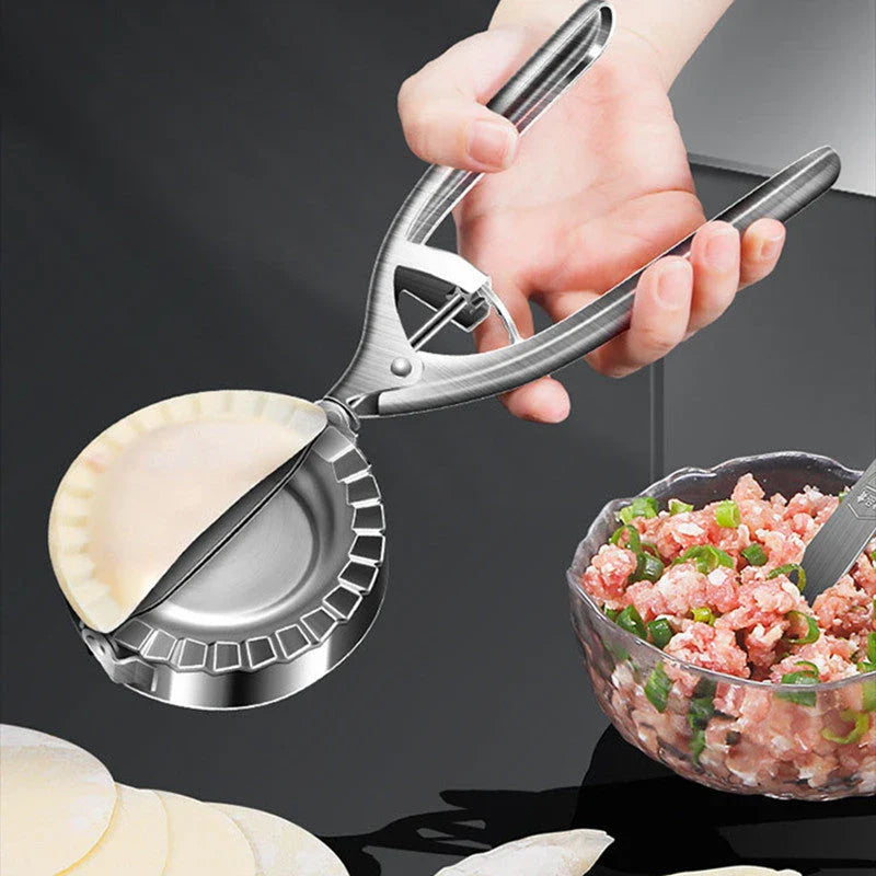 Stainless steel dumpling maker for creating perfectly sealed, homemade dumplings with ease