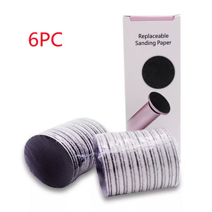 Electric Foot Callus Remover with adjustable speed and 360-degree rotation for effective foot care