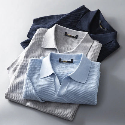 Men's premium cotton V-neck short sleeve top in various colors and sizes