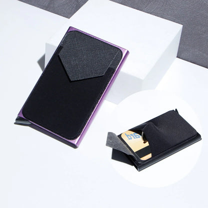 Aluminum alloy anti-theft multi card holder in various colors