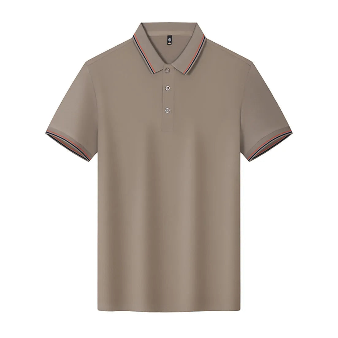 Solona ice-feeling work polo shirt in bright red with short sleeves and straight cut design