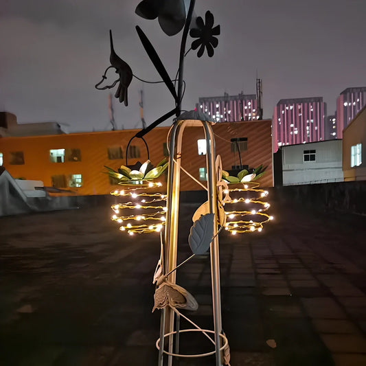 Pineapple-shaped solar garden light with LED illumination and waterproof housing for outdoor use