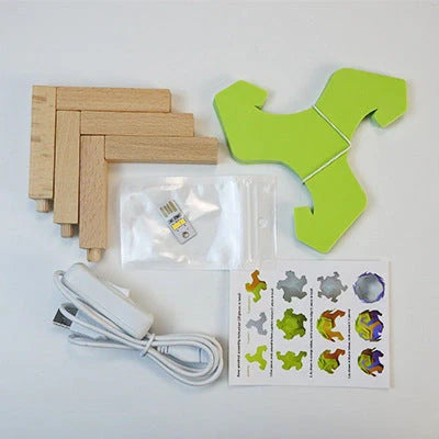 Bedside Moon Spherical Simple Small Table Lamp in various colors with USB interface