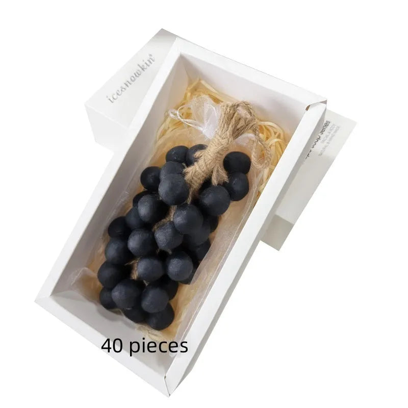 Handmade grape soap bar 120g with black green purple grape or litchi fragrance options