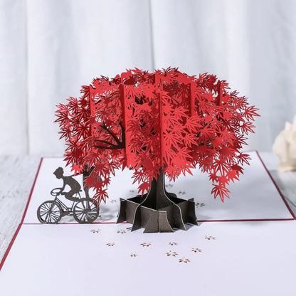 Enchanting 3D pop-up wedding invitation cards with laser-cut designs and floral motifs