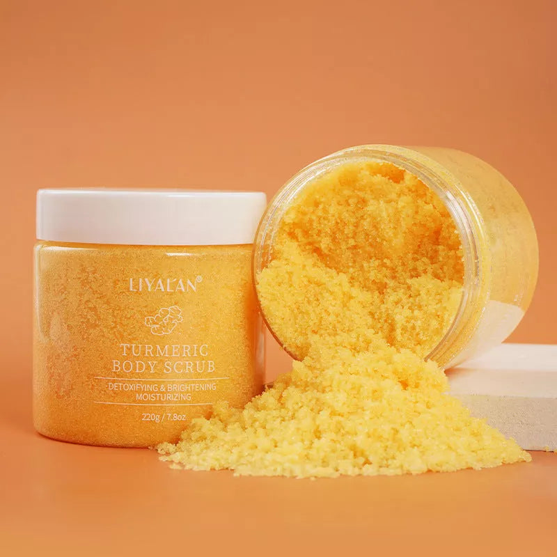 Turmeric Facial Scrub 220g for softening cutin and brightening skin