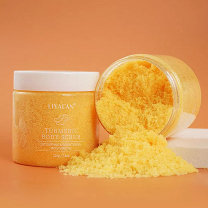 Turmeric Facial Scrub 220g for softening cutin and brightening skin