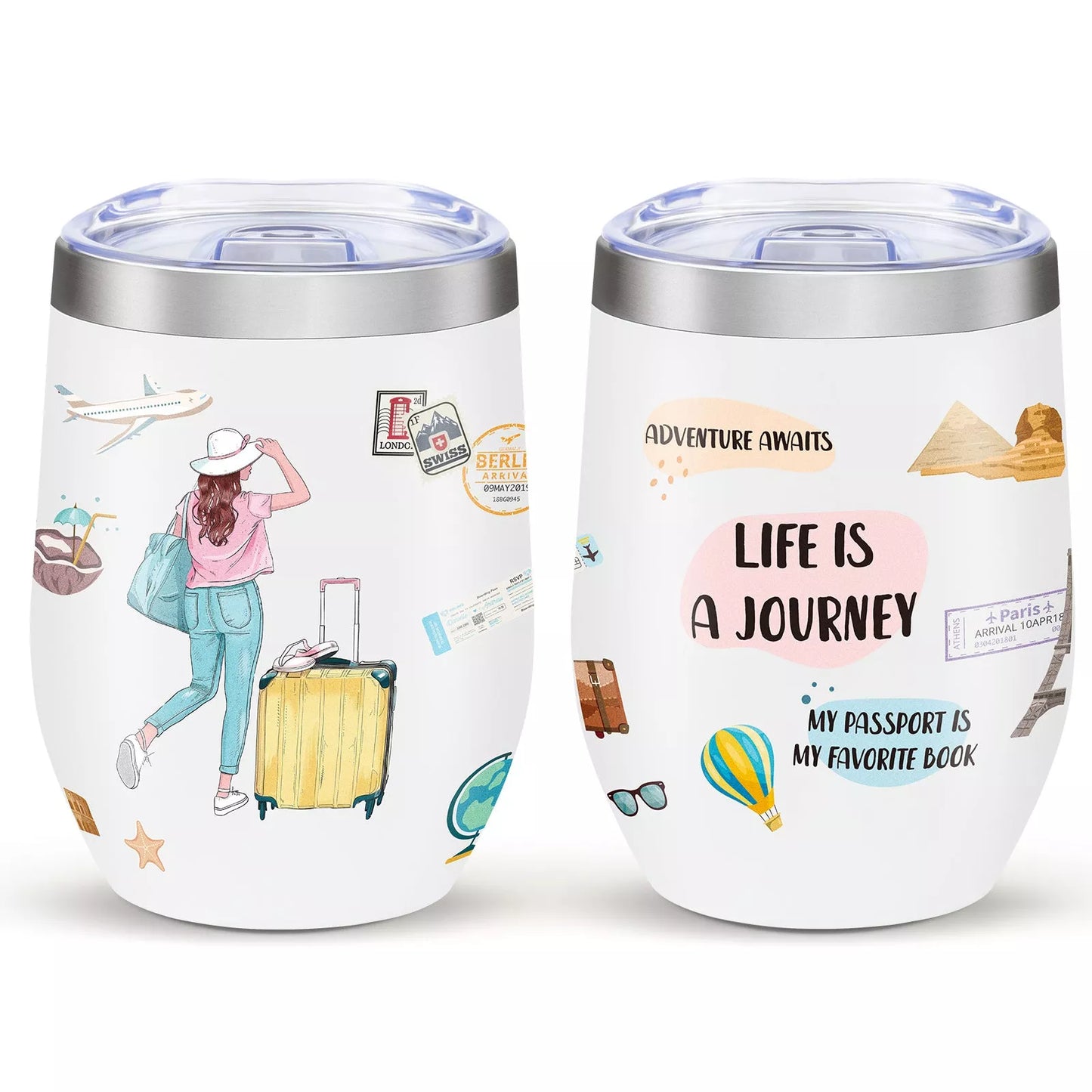 12oz Eggshell Ceramic Cup with unique texture and insulation