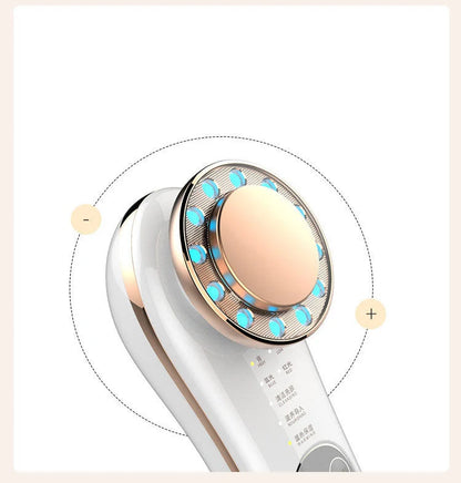 7-in-1 Facial Massager with Galvanic and High Frequency Technology for skin care