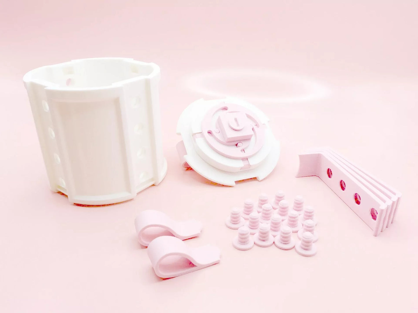 Creative 3D printed Valentine's Day gift box with bowknot design