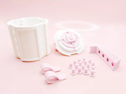 Creative 3D printed Valentine's Day gift box with bowknot design