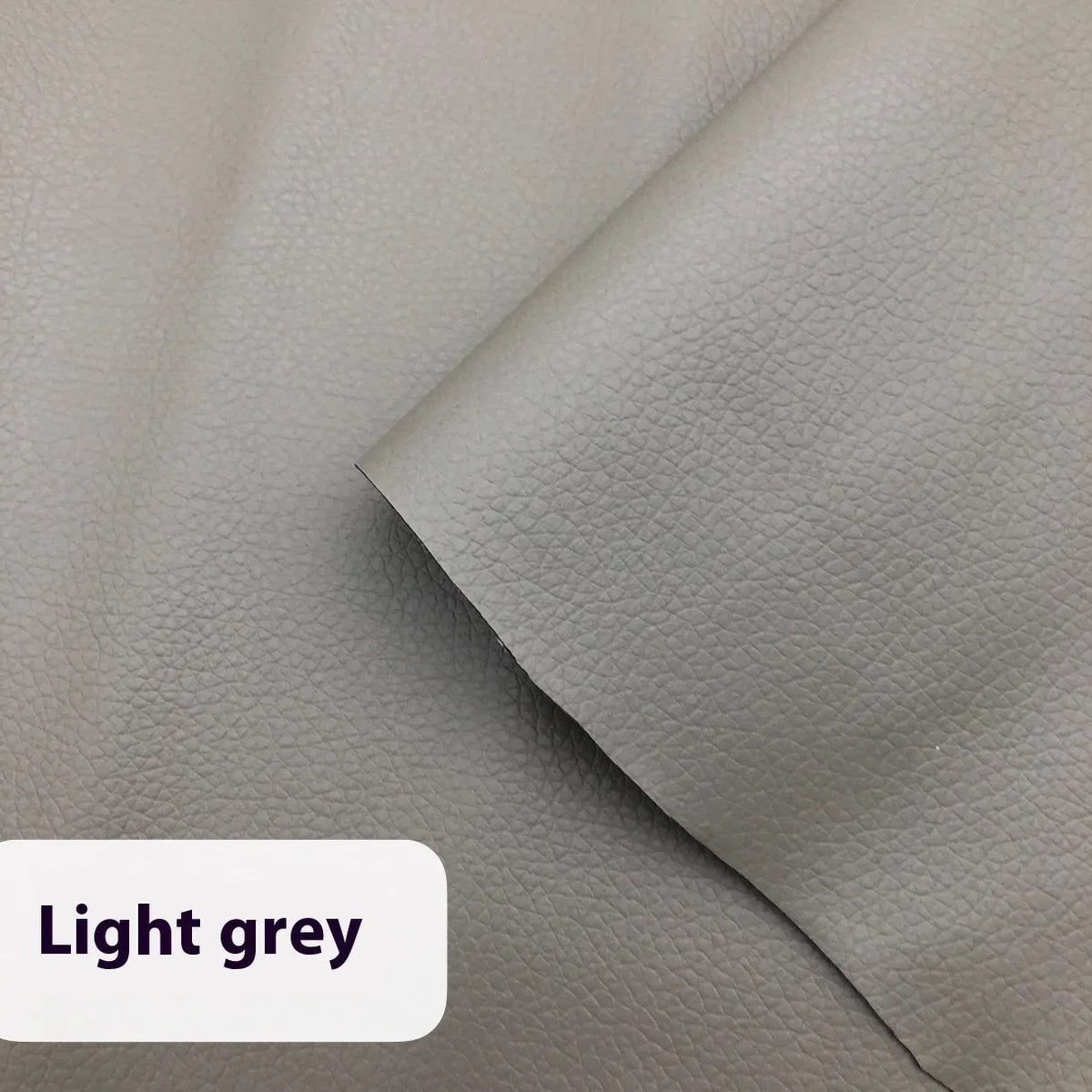 Self-adhesive leather repair patch 50cm x 138cm 0.5mm PVC in black for sofa and car seat