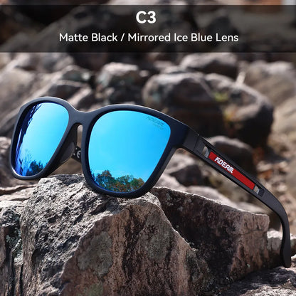 Retro style sunglasses with metal hinges and TAC lenses in multiple colour options