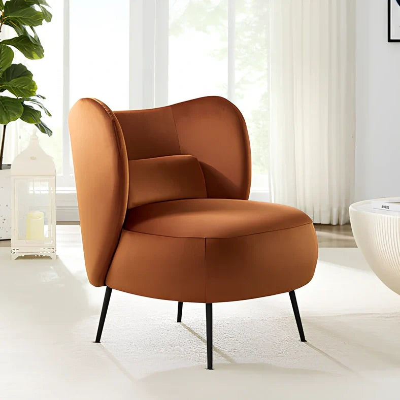 Nordic style sofa in beige lambswool fabric with 180cm wide frame seating 2-3 adults