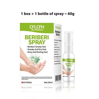English Foot Odor Spray 30ml bottle for foot freshness