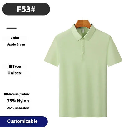 Brocade ammonia seamless polo shirt in summer colours for golf and sports