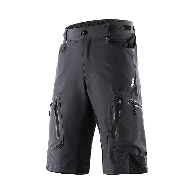 Men's MTB Cycling Shorts in various colors with breathable fabric and back pocket
