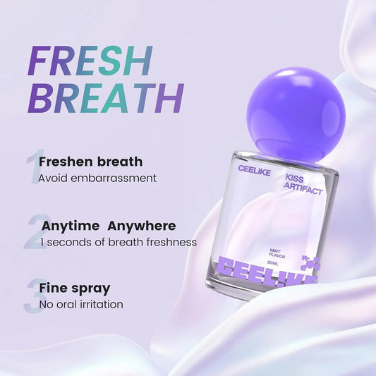 20ml probiotics oral spray bottle with spray mechanism for portable oral hydration and care