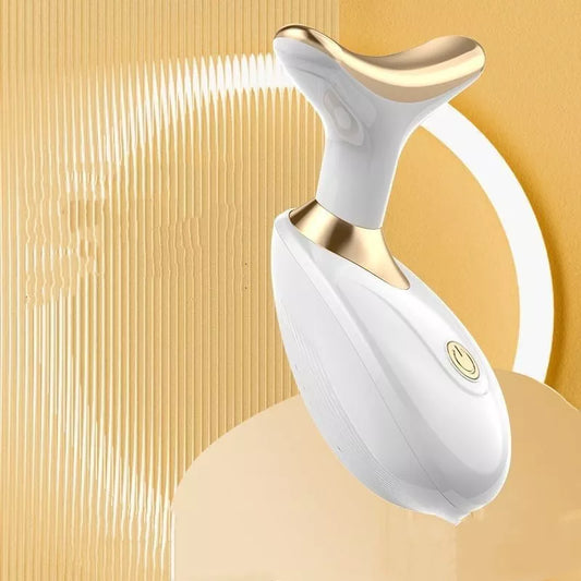 Small facial electric beauty massage instrument in black and white options