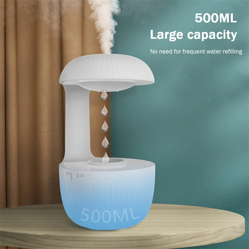 Anti-Gravity Cool Mist Humidifier with Levitating Water Droplets for Relaxing Ambiance
