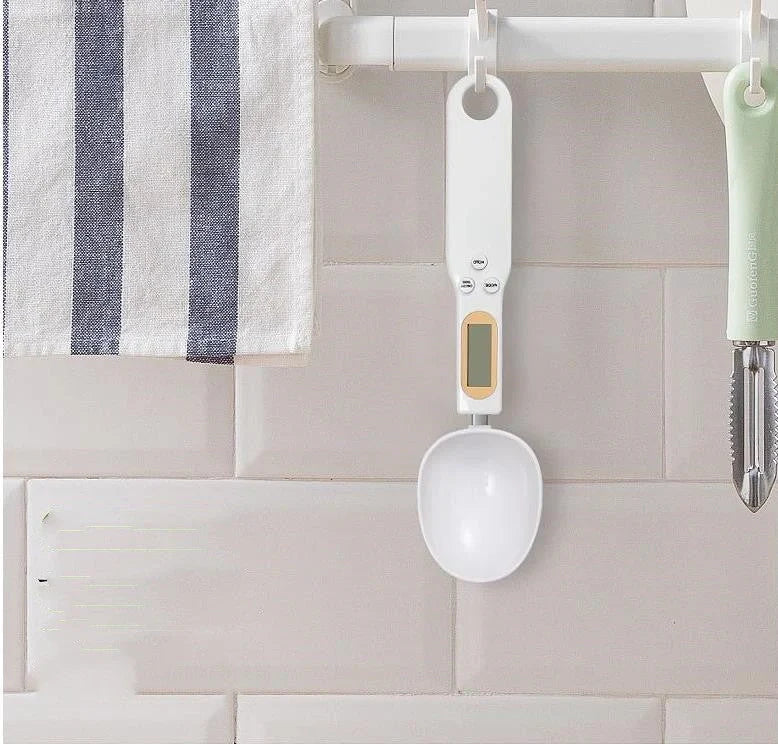 Versatile Kitchen Scale and Measuring Spoon Combo in various vibrant color options