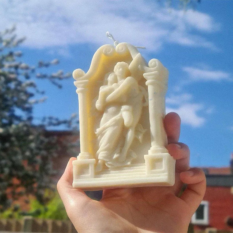 Ancient Greek couple angel silicone baking and craft mould