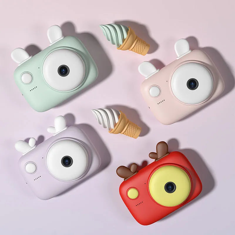 A2 kids digital camera in assorted colours with 2.4-inch screen and dual lenses