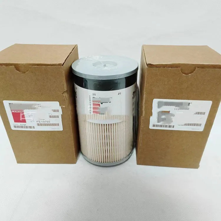 Diesel Fuel Filter FS19764 for Generator Sets: Removes 10 Micron Impurities, Withstands 65°C and 0.3 MPa Pressure, Fits 10mm Fuel Lines