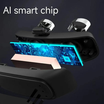 Smart Anti Snoring Device with EMS Pulse Technology in black