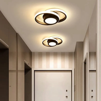 Modern silicone LED corridor light in butterfly and geometric shapes for entrance halls