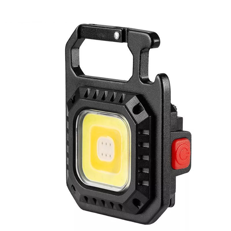 Multifunctional mini keychain light with 30W power and tools