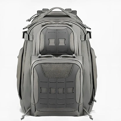 45-litre camouflage tactical backpack with 600D polyester construction for mountain climbing
